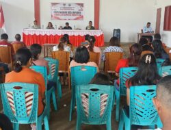 Desa Ongkaw Satu Kecamatan Sinonsayang  Sukses Gelar Pembentukan Koperasi Merah Putih